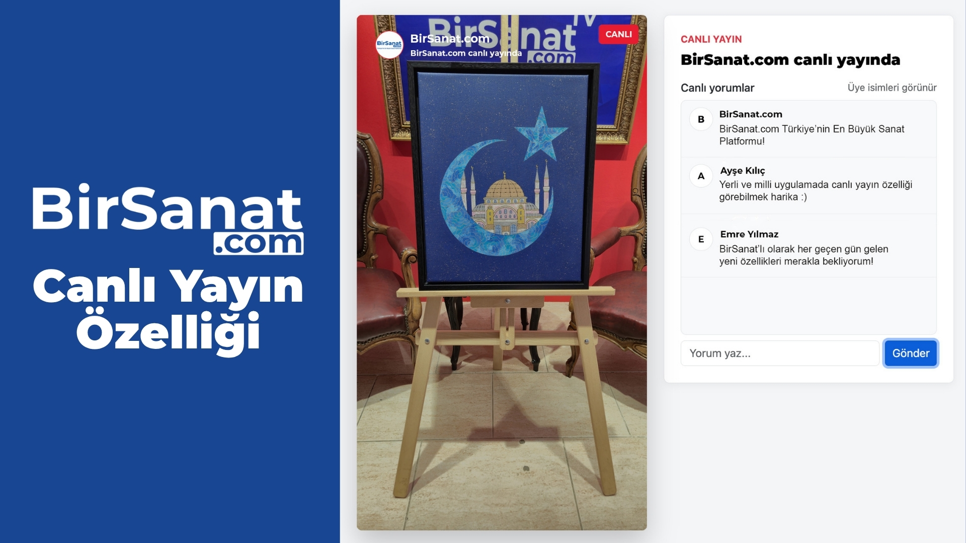 BirSanat.com’dan Dijital Atılım: Canlı Yayına Erişim Artık Tek Tık Kadar Uzağınızda!